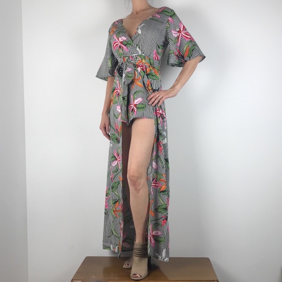 True Destiny Dresses & Skirts - True Destiny romper maxi